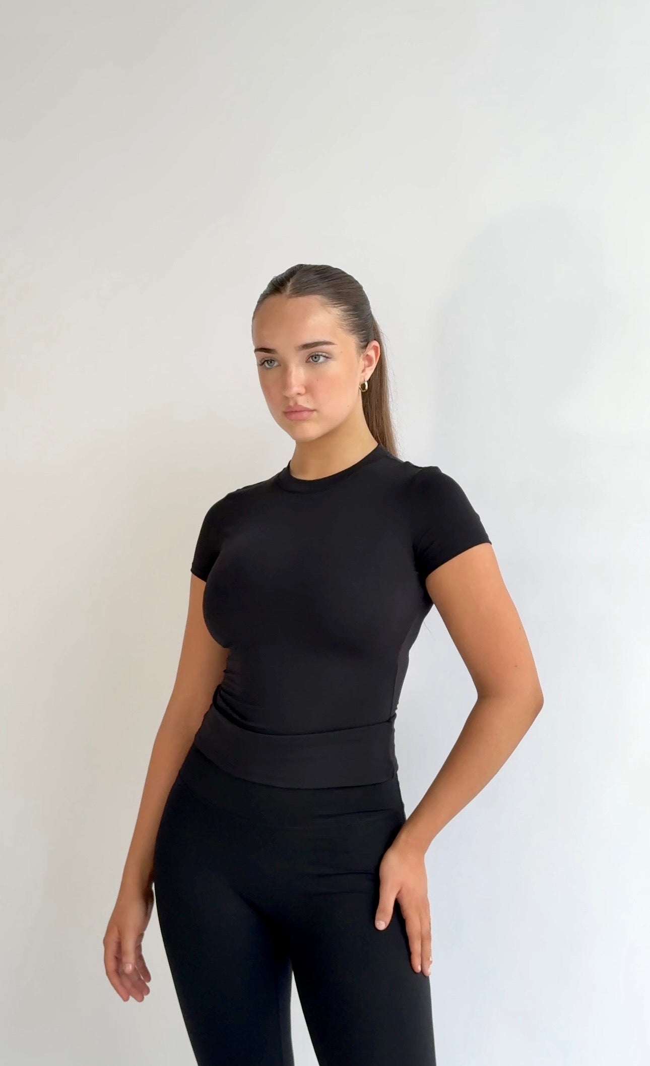 Elevate Short Sleeve Top | Black