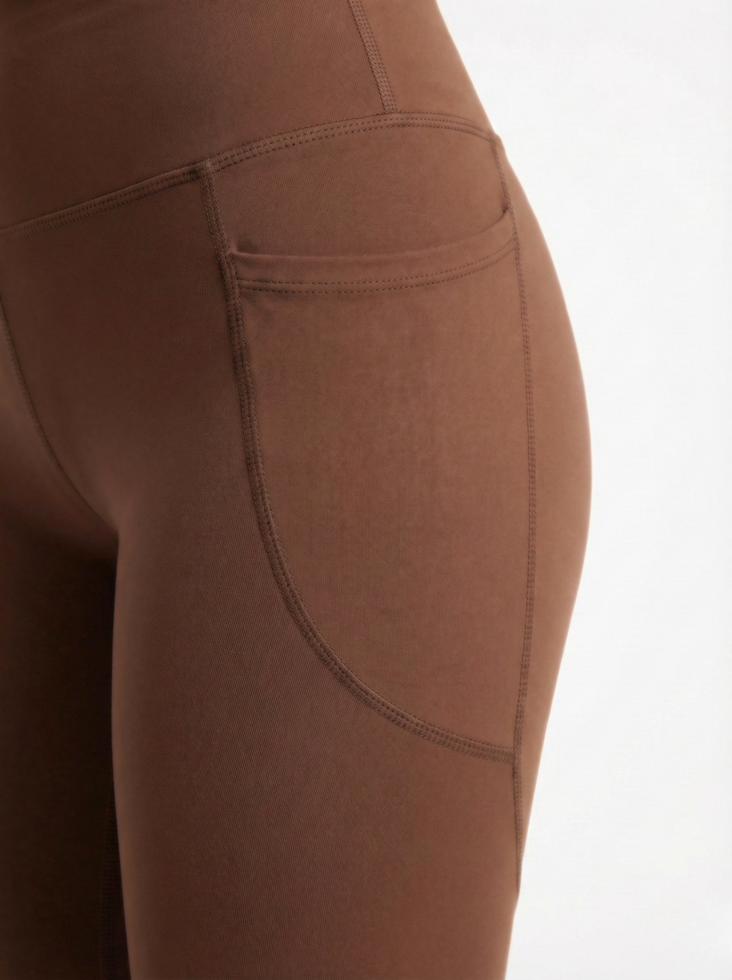 SoftContour Pocket Legging – Brown