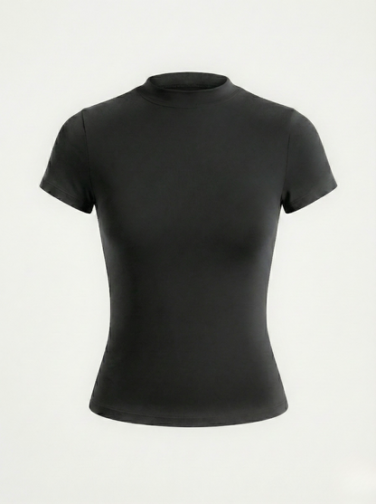 Elevate Short Sleeve Top – Black