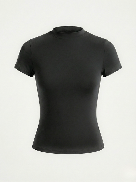 Elevate Short Sleeve Top – Black