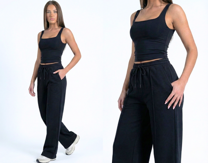 CloudLounge Track Pant – Black