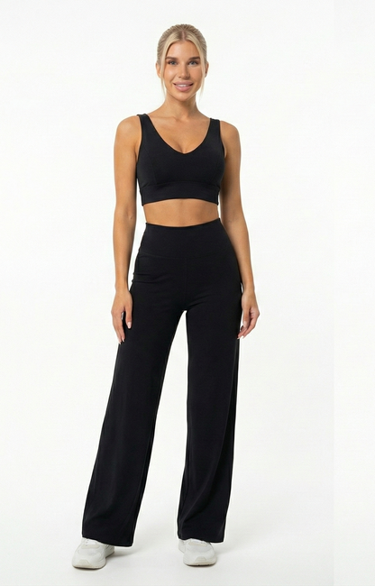 CloudSoft Straight Leg Leggings – Black