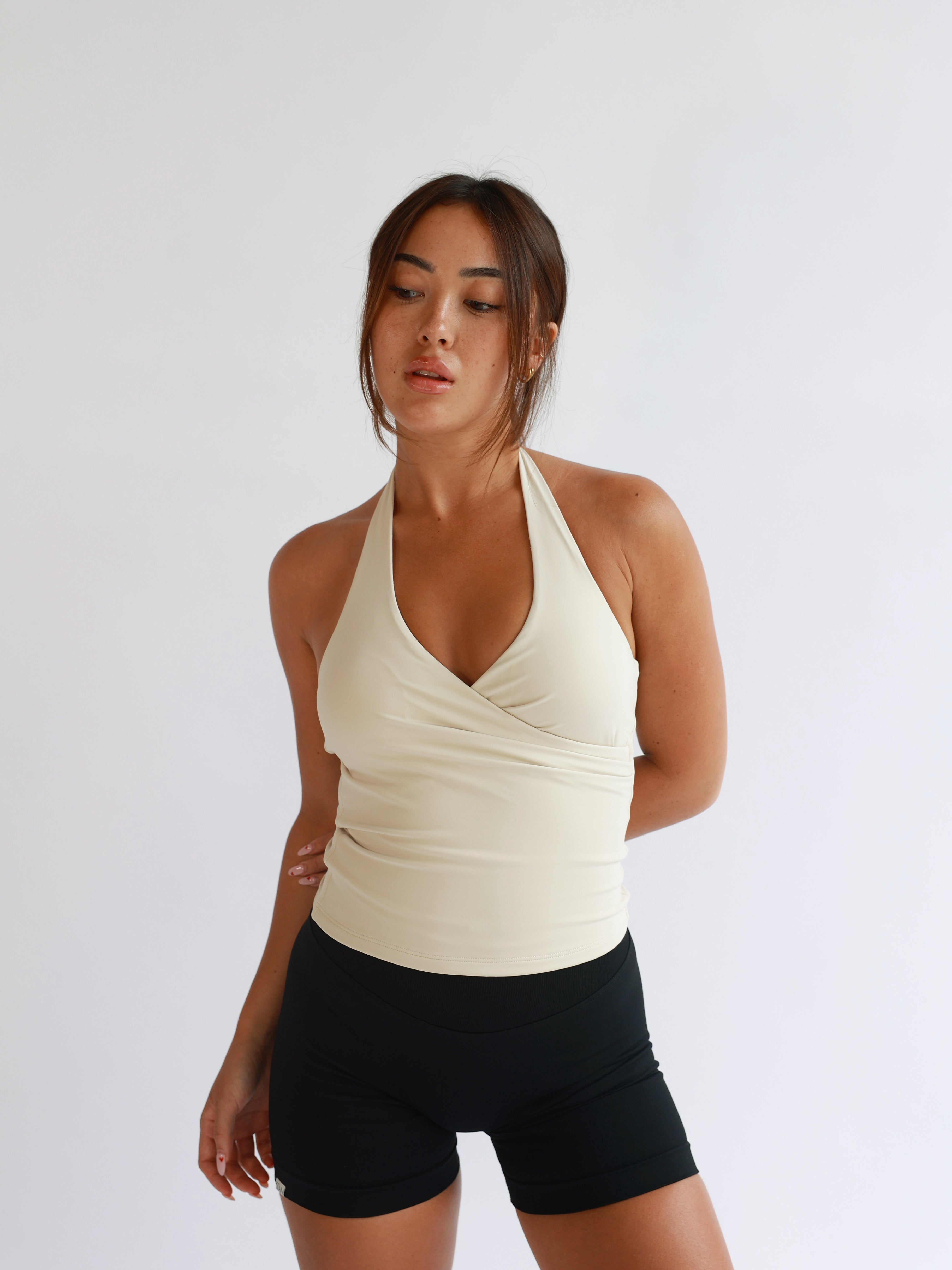 Elevate Halter Top | Ivory