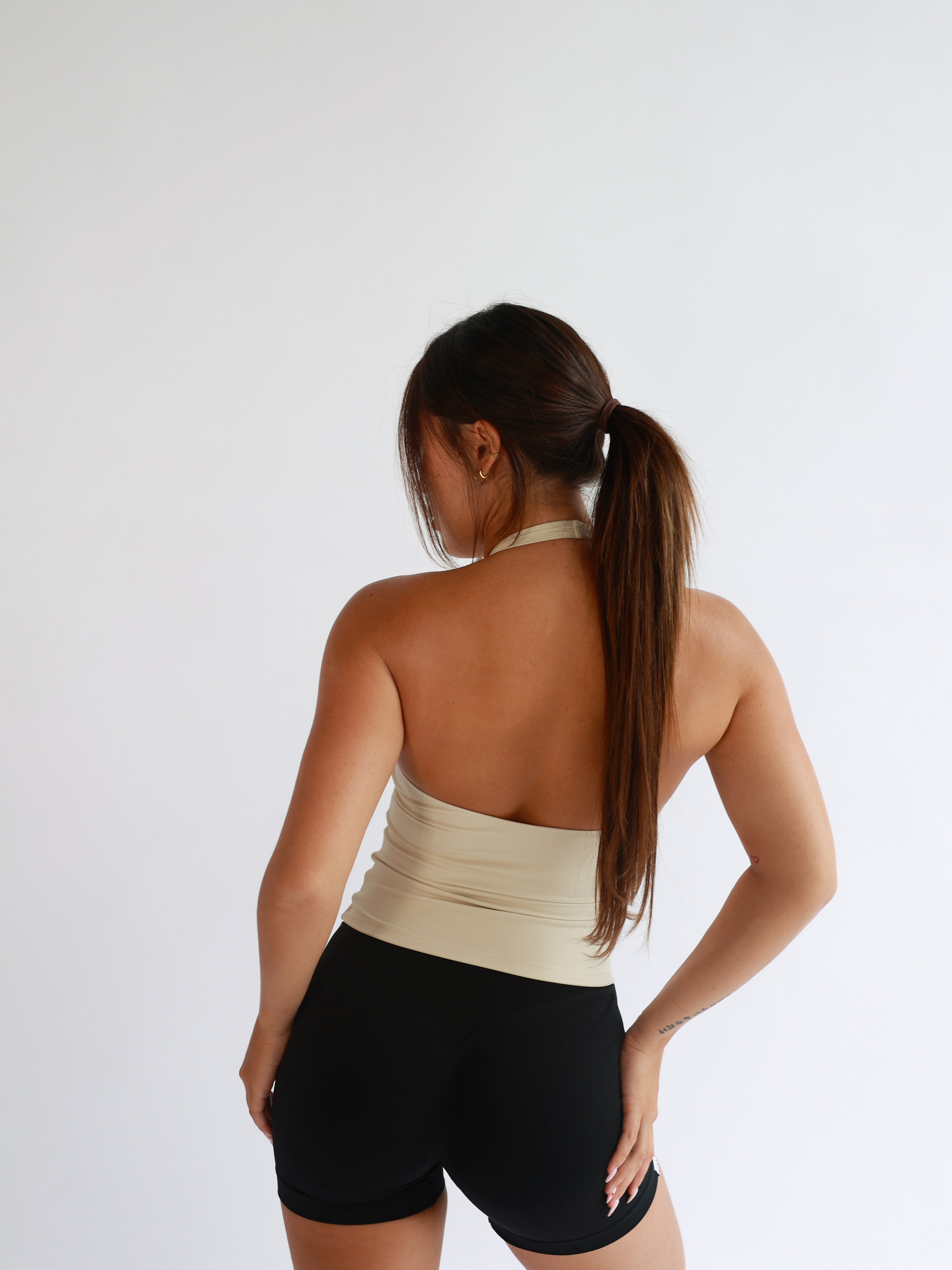 Elevate Halter Top | Ivory
