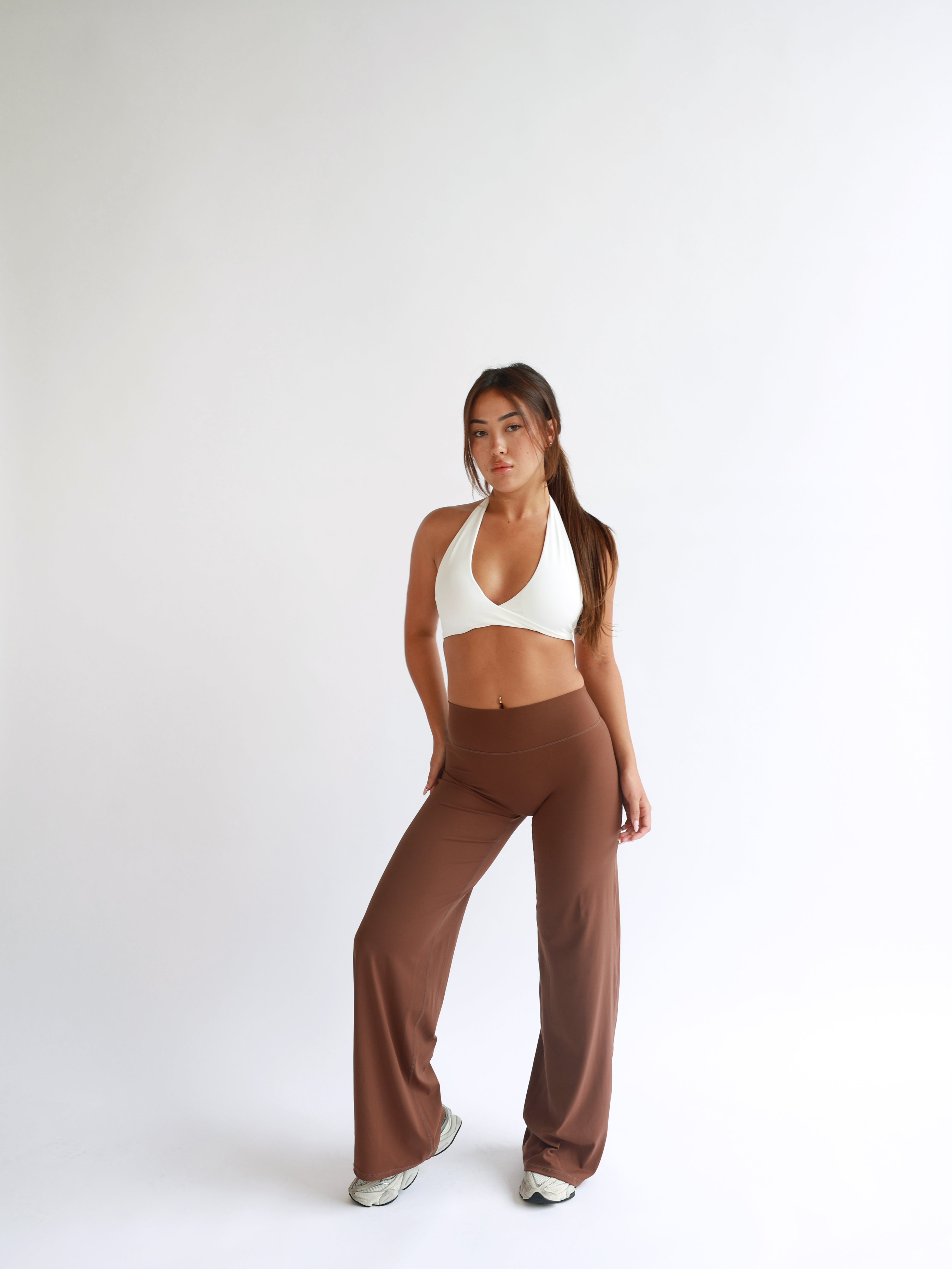 CloudSoft Straight Leg Leggings | Espresso