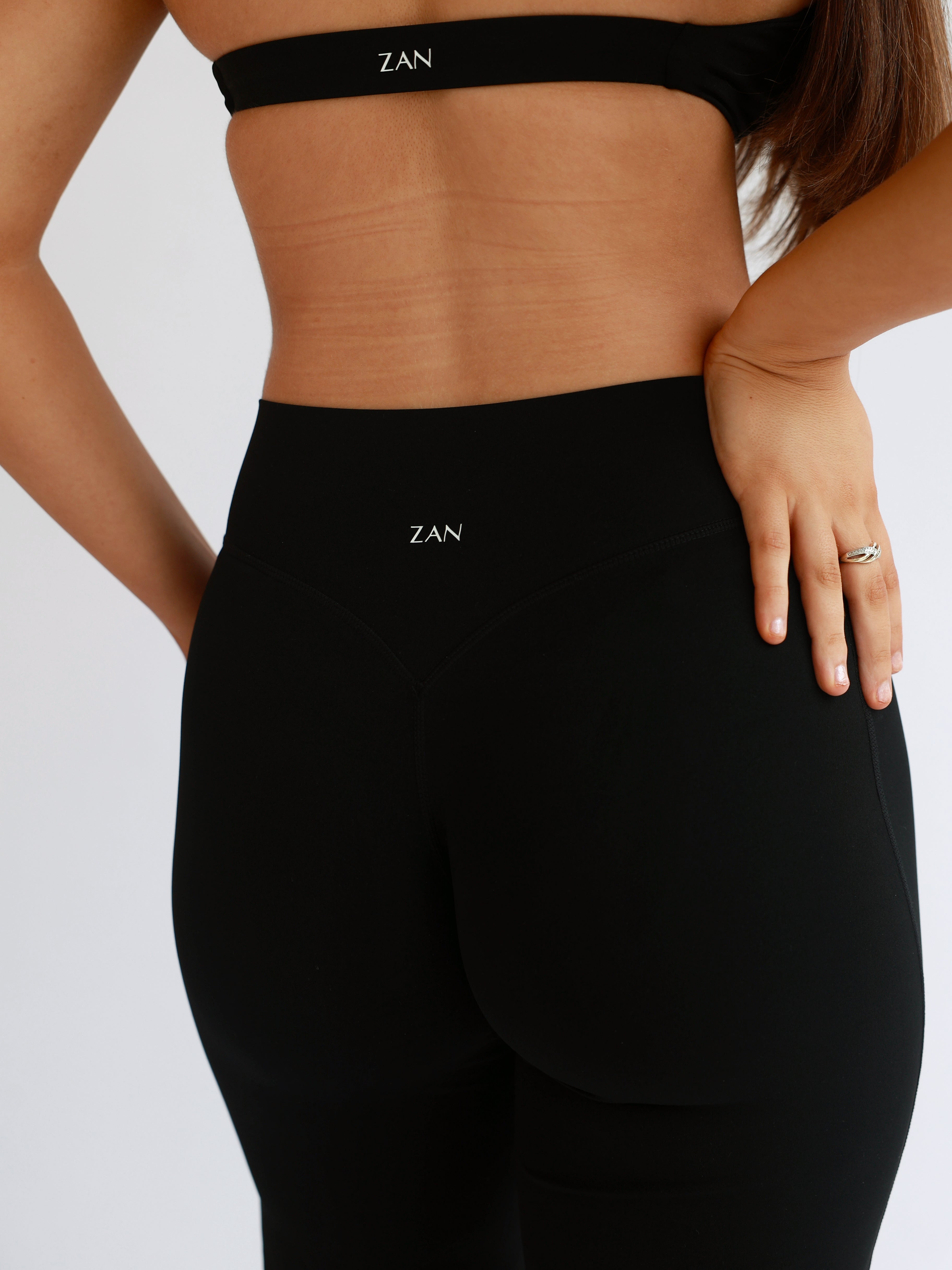 CloudSoft Straight Leg Leggings | Black