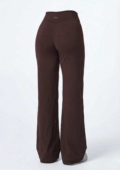 CloudSoft Straight Leg Leggings – Brown
