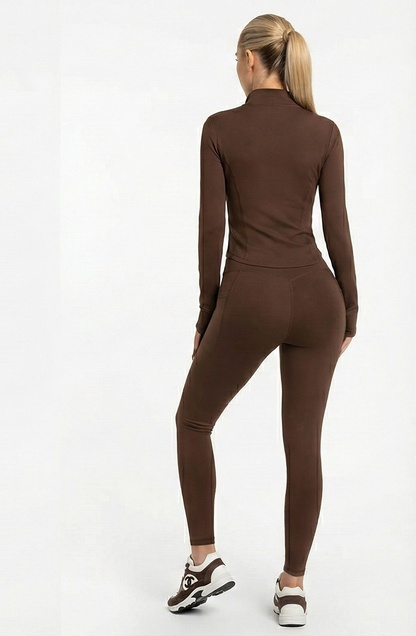 SoftContour Pocket Legging – Brown